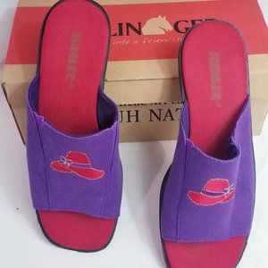 Jubilee "Frankly Scarlet" Red Hat Purple and Red